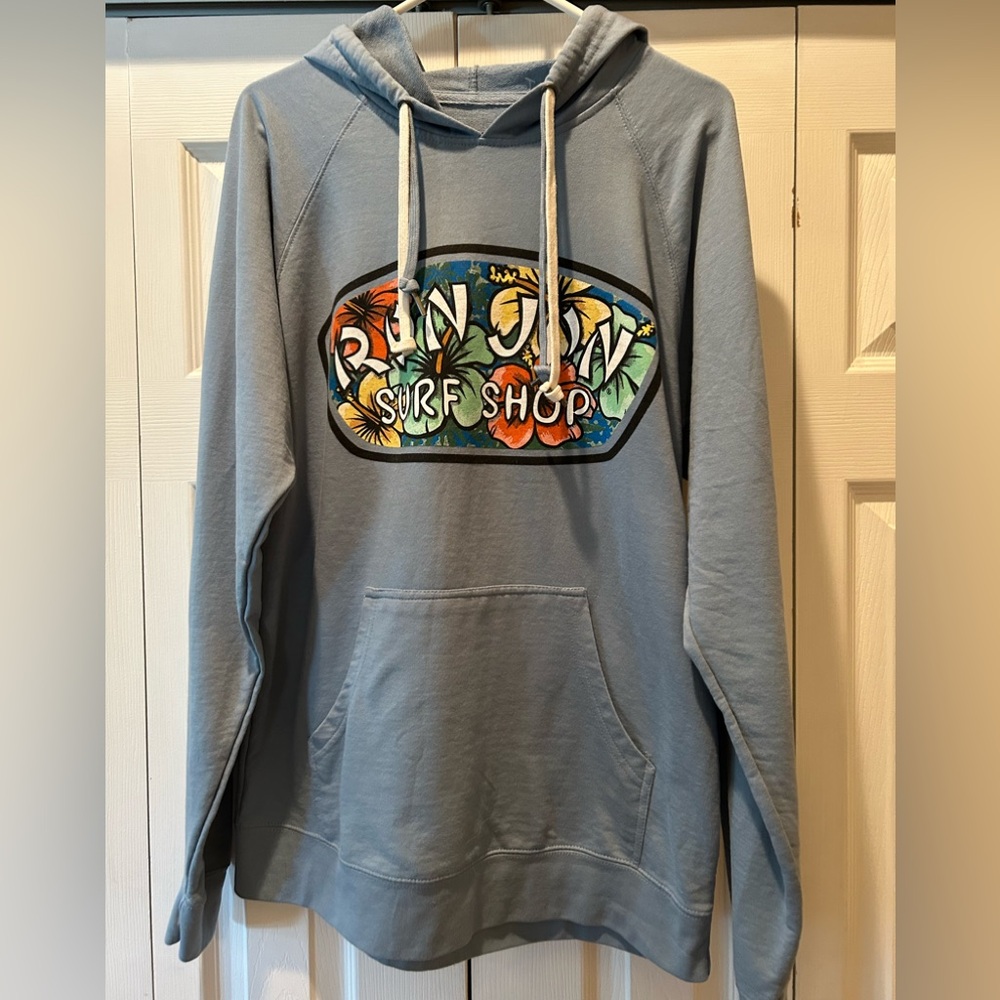 Ron Jon Surf Shop Blue Hoodie size Ladies XL